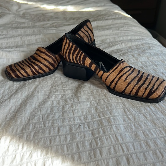Enzo Angiolini Genuine Leather Animal Print Shoes - Size 7 - Picture 11 of 14